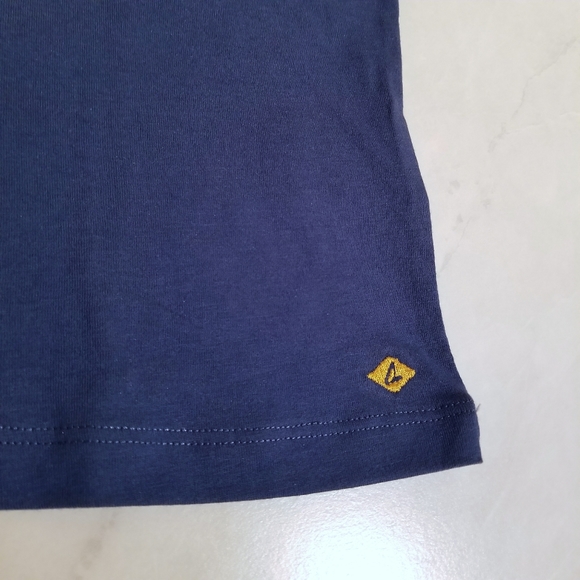 Sperry Mermaids Only Cuffed Sleeve T-Shirt NWT Blue Teal - Picture 4 of 7